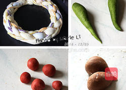 耶诞花圈面包‧爱的做法图解7