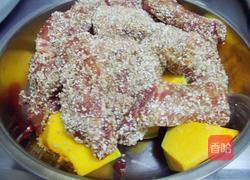 五香粉南瓜蒸小排的做法图解4