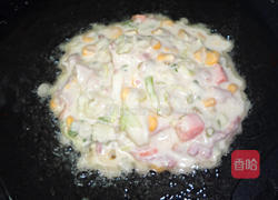 韩风鲜蔬培根煎饼的做法图解5