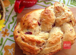 蔓越莓栗子起司卷的做法图解11