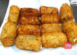 起司肉卷开屏的做法图解7