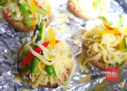 味噌焗奶香冬菇盅的做法图解9