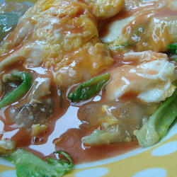 夜市虾仁煎的做法[图]