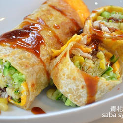 鲭鱼全麦蛋饼卷的做法[图]