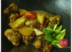 马铃薯烧鸡的做法图解6