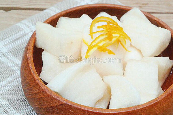 柚子糖醋萝卜渍物