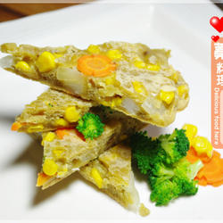绿咖哩蔬菜煎饼的做法[图]