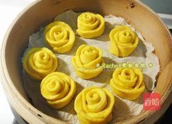 玫瑰花南瓜馒头的做法图解9