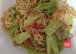 家常炒面的做法图解4