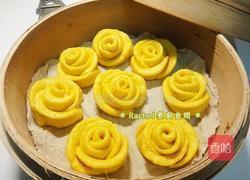 玫瑰花南瓜馒头的做法图解10