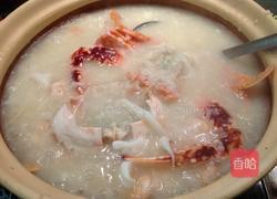 海鲜蟹砂锅粥的做法图解9