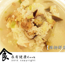 健康鸡柳鲜鱼粥的做法[图]