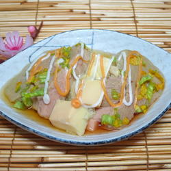 豆腐甜菜茶碗蒸的做法[图]