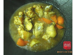 马铃薯烧鸡的做法图解4