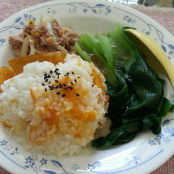 南瓜饭简餐的做法[图]