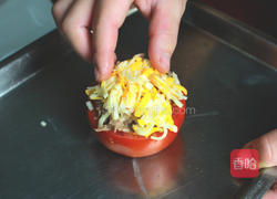 起司牛肉番茄盅的做法图解4