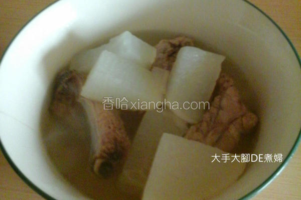 白玉萝卜排骨汤