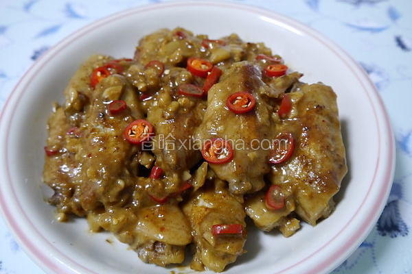 豆乳烧鸡翅
