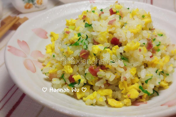 培根翡翠蛋炒饭