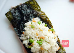 海苔鸡腿饭卷的做法图解3
