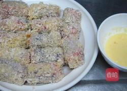 起司肉卷开屏的做法图解6