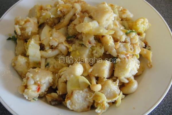 干贝酱炒萝卜糕