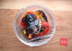 油渍烤甜椒的做法图解3