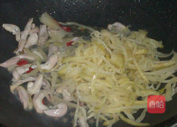 创意榨菜猪肚丝堡的做法图解3