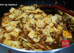 豆瓣鲜鱼烧豆腐的做法图解3