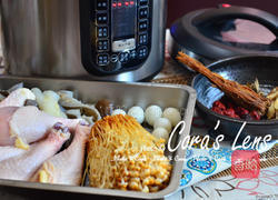 人参鲨鱼皮鸡汤的做法图解1