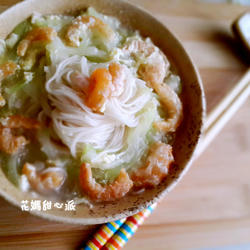 蒲瓜虾米面线的做法[图]
