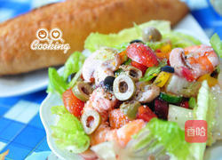 橄榄梅渍花园沙拉的做法图解7