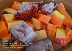 青木瓜炖排骨的做法图解2