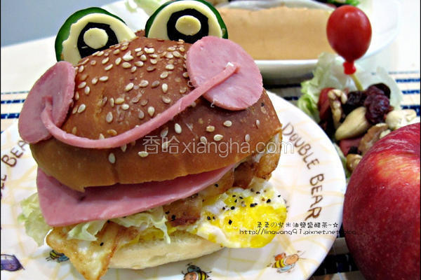 火腿青蛙汉堡