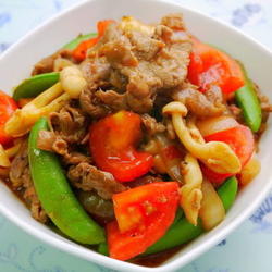 辣炒番茄肉片的做法[图]