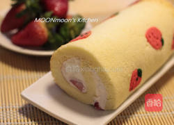 士多啤梨卷蛋的做法图解13