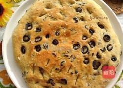 黑橄榄佛卡夏面包的做法图解10