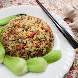 羊肉炒饭的做法[图]