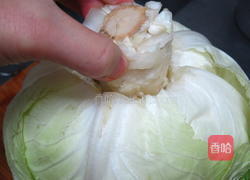 茄汁千层高丽菜花的做法图解1