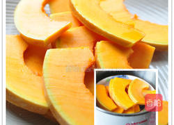 滑蛋南瓜片的做法图解1