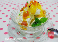 炼奶芒果冰淇淋的做法图解4