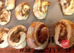 肉松起司芝麻面包的做法图解24