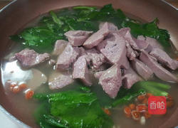 菠菜猪肝汤的做法图解7
