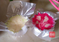 彩色发糕的做法图解3