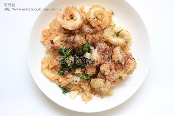 炸乌贼圈