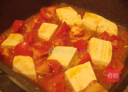 番茄豆腐炒蛋的做法图解5