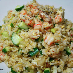 鲜虾炒饭的做法[图]