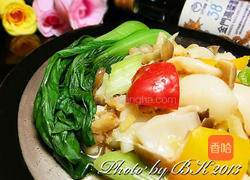 酒香百合炒蟹肉的做法图解4