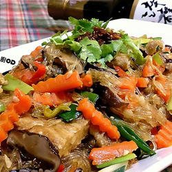 豆包炒冬粉的做法[图]