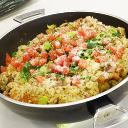 野菌焖鸡饭的做法[图]